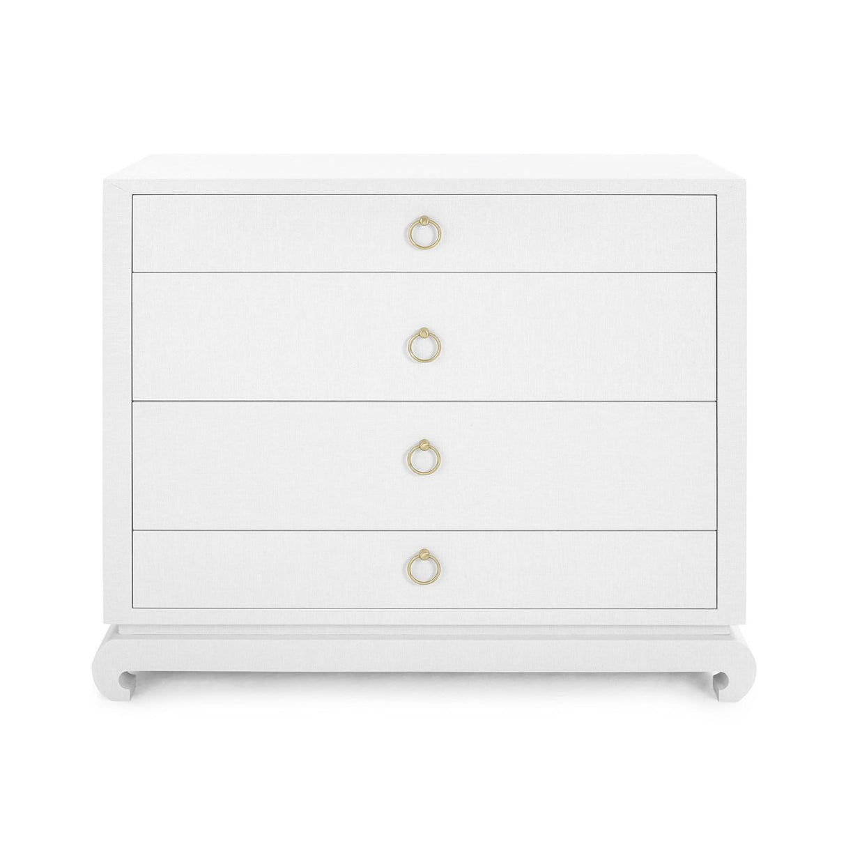 Villa & House Chiffon White Ming Large 4-Drawer