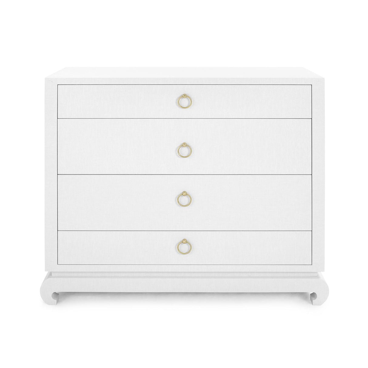 Villa & House Chiffon White Ming Large 4-Drawer