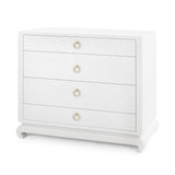 Villa & House Chiffon White Ming Large 4-Drawer