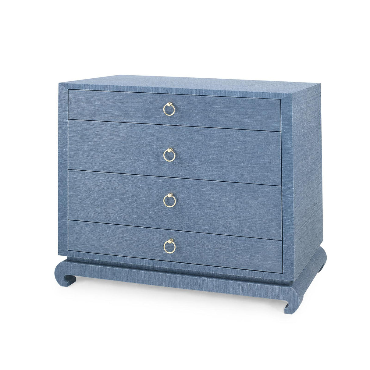 Villa & House Navy Blue Ming Large 4-Drawer