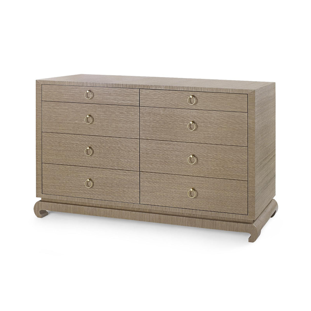 Villa & House Flax Brown Ming Extra Large 8-Drawer