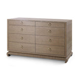 Villa & House Flax Brown Ming Extra Large 8-Drawer