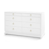 Villa & House Chiffon White Ming Extra Large 8-Drawer