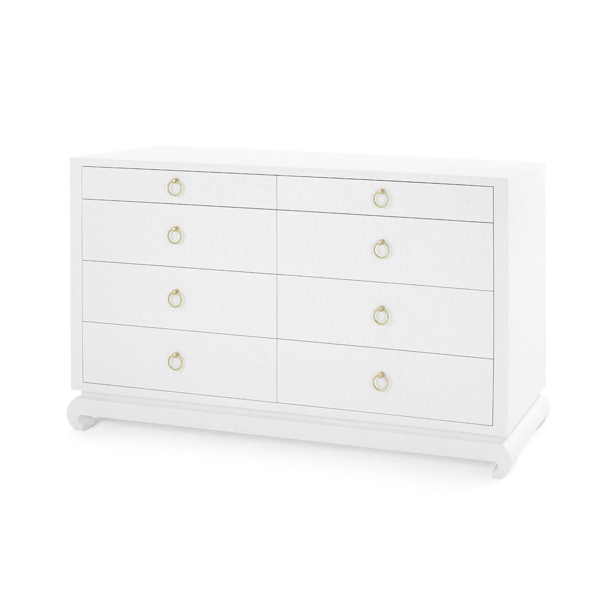 Villa & House Chiffon White Ming Extra Large 8-Drawer