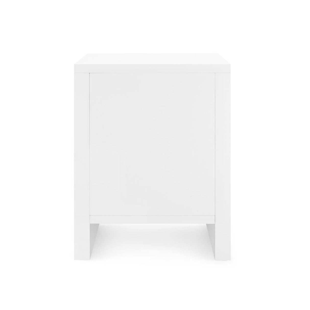 Villa & House Chiffon White Morgan 3-Drawer Side Table