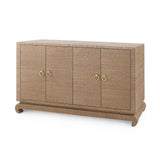 Villa & House Flax Brown Meredith 4-Door Cabinet
