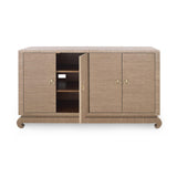Villa & House Flax Brown Meredith 4-Door Cabinet