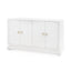 Villa & House Chiffon White Meredith 4-Door Cabinet