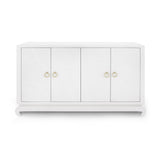 Villa & House Chiffon White Meredith 4-Door Cabinet
