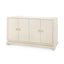 Villa & House Canvas Cream Meredith 4-Door Cabinet