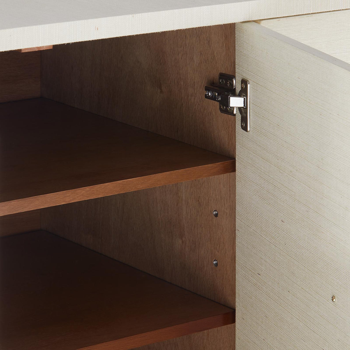 Villa & House Canvas Cream Meredith 4-Door Cabinet