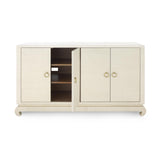 Villa & House Canvas Cream Meredith 4-Door Cabinet