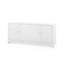 Villa & House Chiffon White Meredith Extra Large 4-Door Cabinet