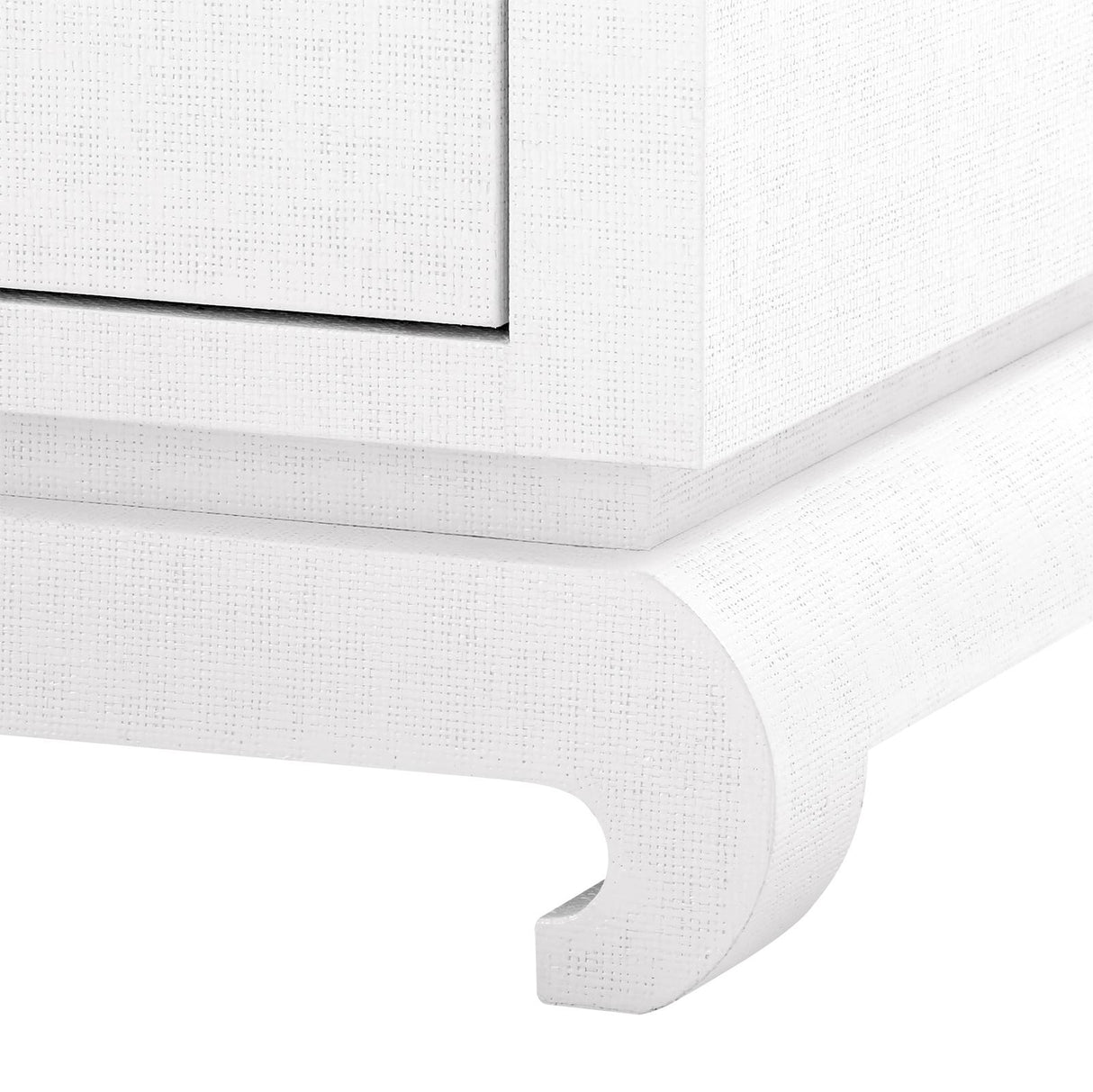 Villa & House Chiffon White Meredith Extra Large 4-Door Cabinet