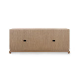 Villa & House Flax Brown Meredith Extra Large 4-Door Cabinet