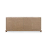 Villa & House Flax Brown Meredith Extra Large 4-Door Cabinet