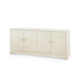 Villa & House Canvas Cream Meredith Extra Large 4-Door Cabinet