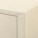 Villa & House Canvas Cream Meredith Extra Large 4-Door Cabinet