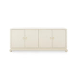 Villa & House Canvas Cream Meredith Extra Large 4-Door Cabinet
