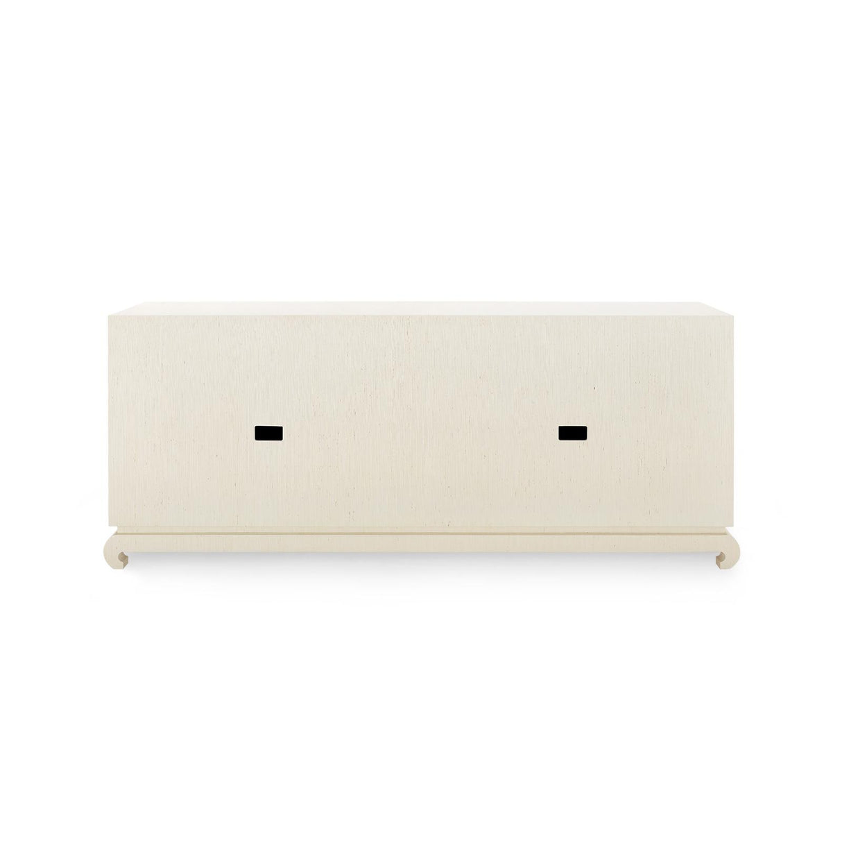 Villa & House Canvas Cream Meredith Extra Large 4-Door Cabinet