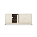 Villa & House Canvas Cream Meredith Extra Large 4-Door Cabinet