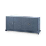 Villa & House Navy Blue Meredith Extra Large 4-Door Cabinet