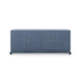 Villa & House Navy Blue Meredith Extra Large 4-Door Cabinet