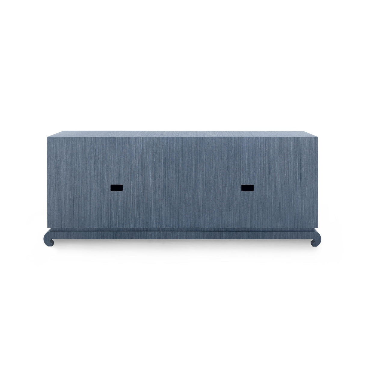 Villa & House Navy Blue Meredith Extra Large 4-Door Cabinet