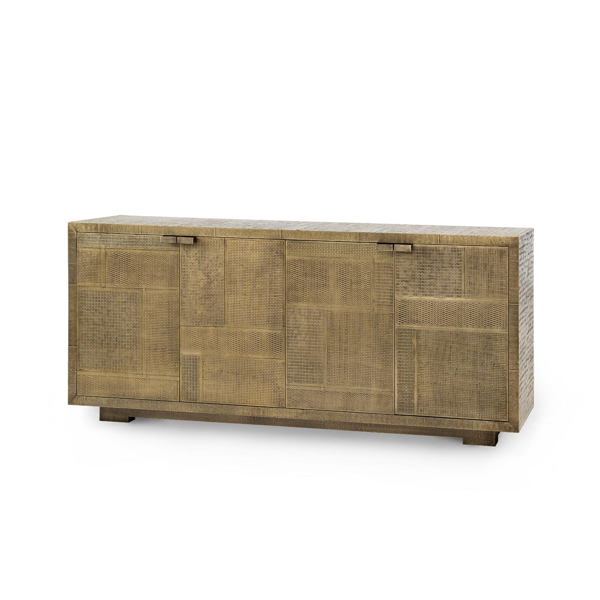 Villa & House Antique Brass Mark 4-Door Cabinet