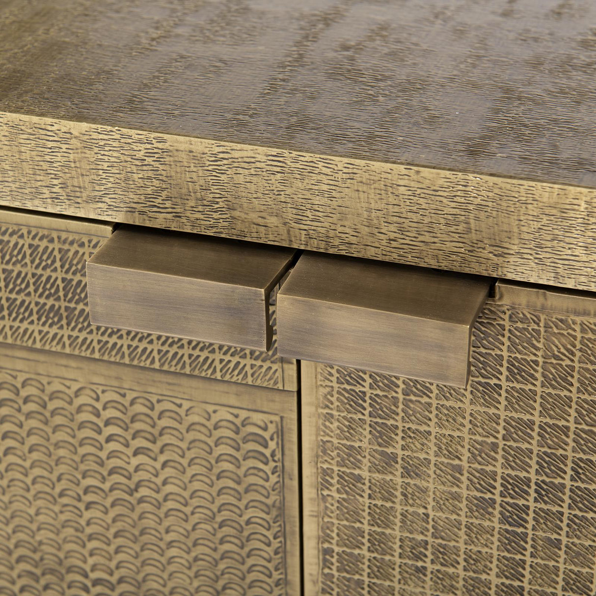 Villa & House Antique Brass Mark 4-Door Cabinet