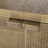 Villa & House Antique Brass Mark 4-Door Cabinet
