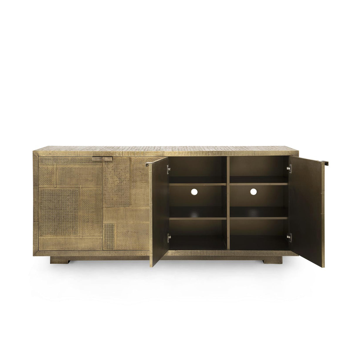 Villa & House Antique Brass Mark 4-Door Cabinet