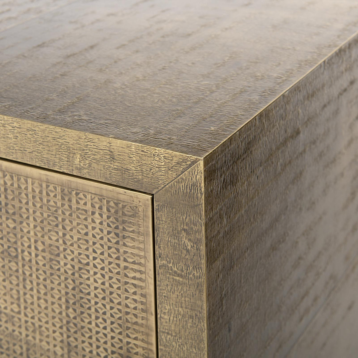 Villa & House Antique Brass Mark 4-Door Cabinet