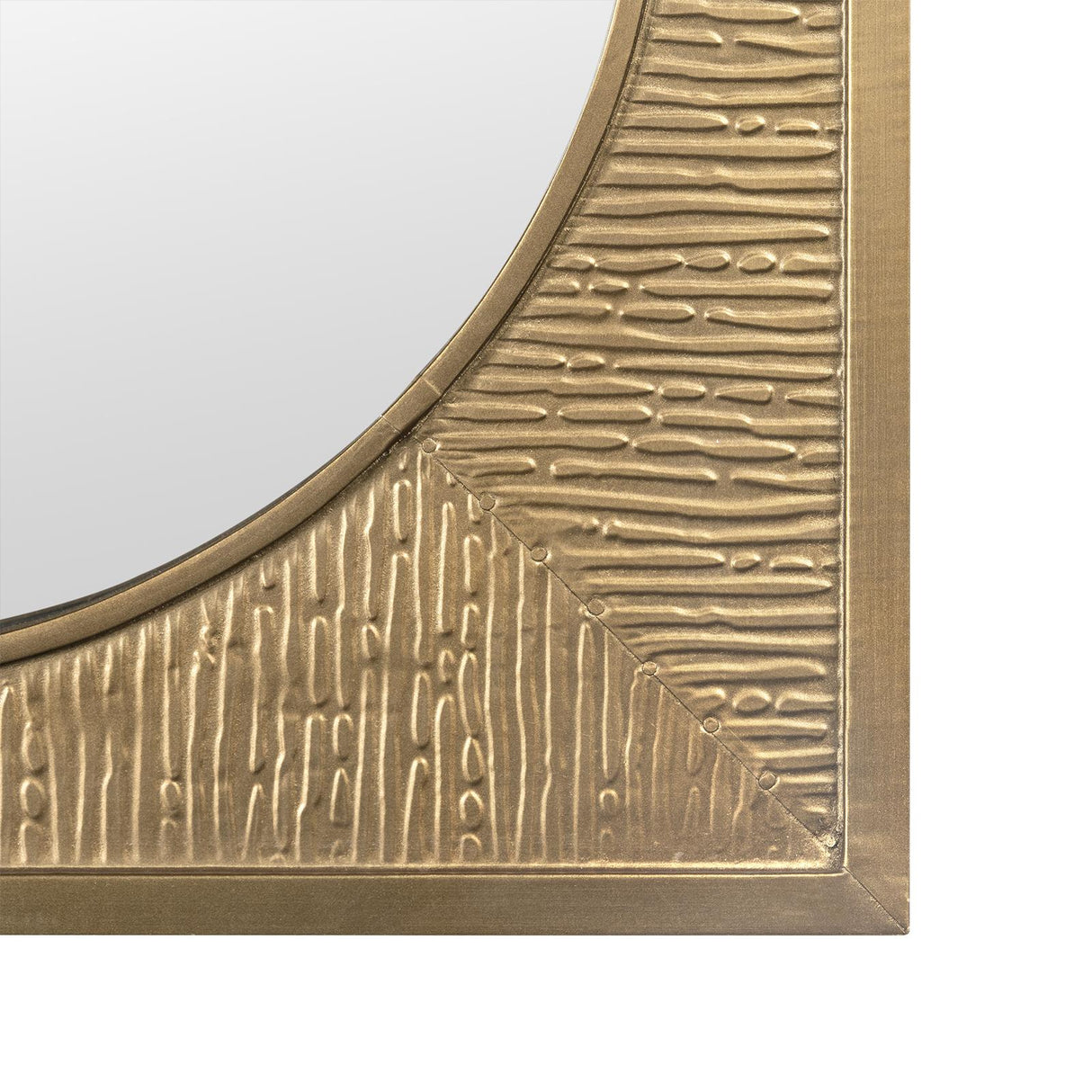 Villa & House Antique Brass Martina Small Mirror