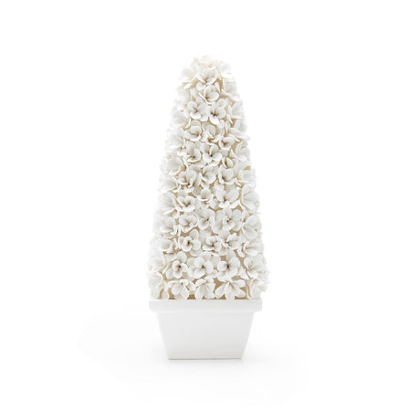 Villa & House Blanc de Chine Mayfair Tall Boxwood Topiary