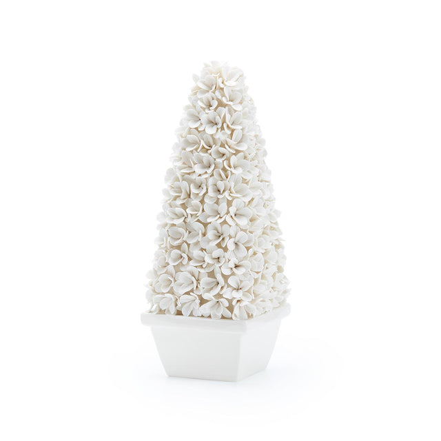 Villa & House Blanc de Chine Mayfair Tall Boxwood Topiary