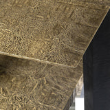 Villa & House Antique Brass and Dark Bronze Norman Console