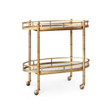 Villa & House Gold Leaf Normandy Bar Cart