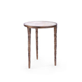 Villa & House Antique Brass Nora Side Table