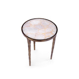 Villa & House Antique Brass Nora Side Table