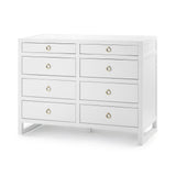 Villa & House White Pearl Newton Large 8-Drawer