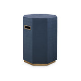 Villa & House Storm Blue Octavia Side Table