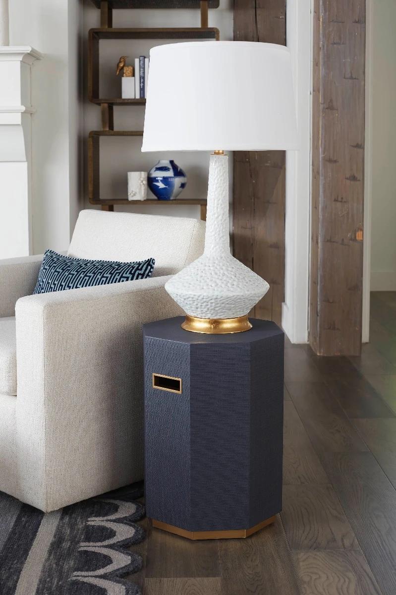 Villa & House Storm Blue Octavia Side Table