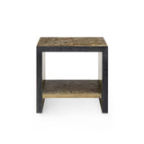 Villa & House Antique Brass and Dark Bronze Odeon Side Table