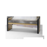 Villa & House Antique Brass and Dark Bronze Odeon Large Bench/Coffee Table