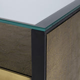 Villa & House Antique Brass and Dark Bronze Odeon Large Bench/Coffee Table