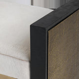 Villa & House Antique Brass and Dark Bronze Odeon Large Bench/Coffee Table