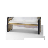 Villa & House Antique Brass and Dark Bronze Odeon Large Bench/Coffee Table