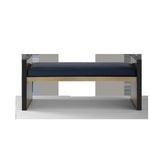 Villa & House Antique Brass and Dark Bronze Odeon Large Bench/Coffee Table