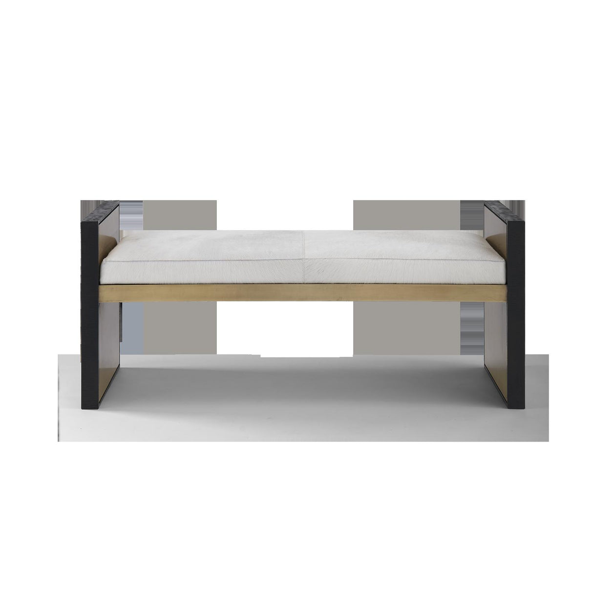 Villa & House Antique Brass and Dark Bronze Odeon Large Bench/Coffee Table